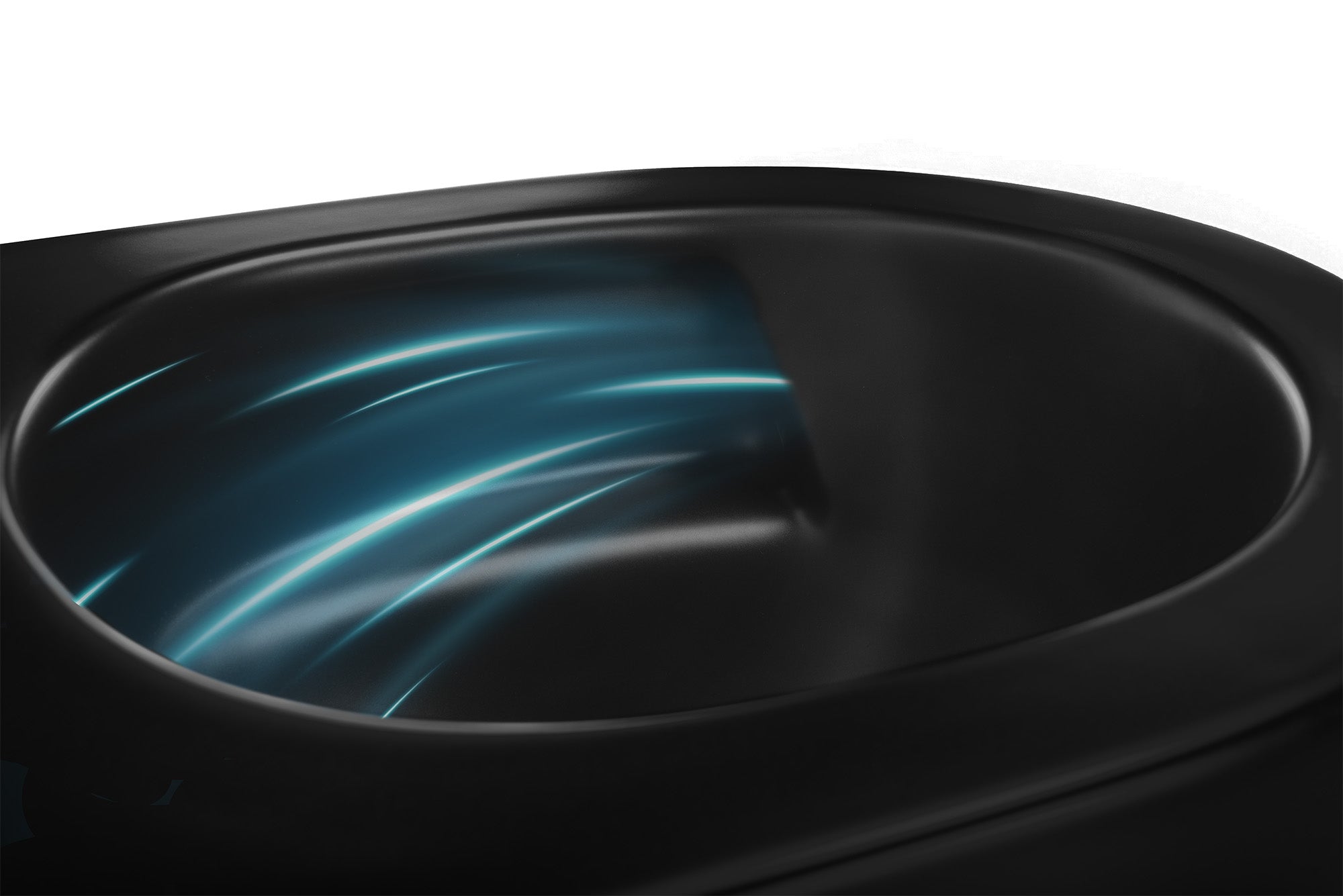 Závěsná WC mísa Rea Carlo Mini Tornado NF BLACK MATT  5