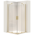 Sprchová kabina REA Montana Double Gold Brush 90x90  2
