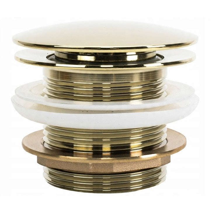 Univerzální vanová výpusť REA Click-clack - Gold  2