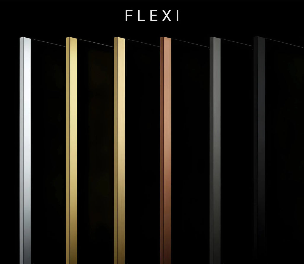 Sprchová zástěna Rea Flexi Grey / Gold 120  6