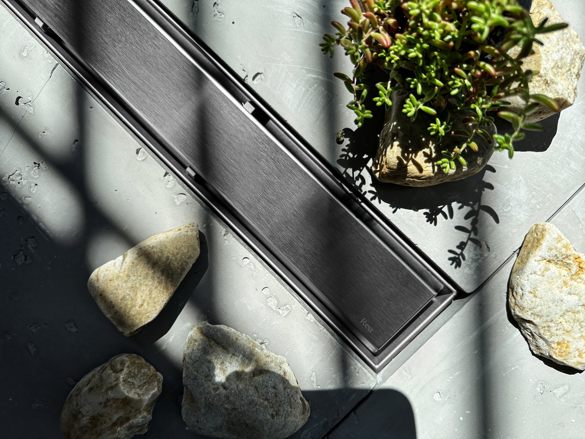 Odtokový žlab REA NEOX PRO Nickiel Brush 70  4