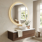 Zrcadlo LED 100cm MMJ BRUSH GOLD  3