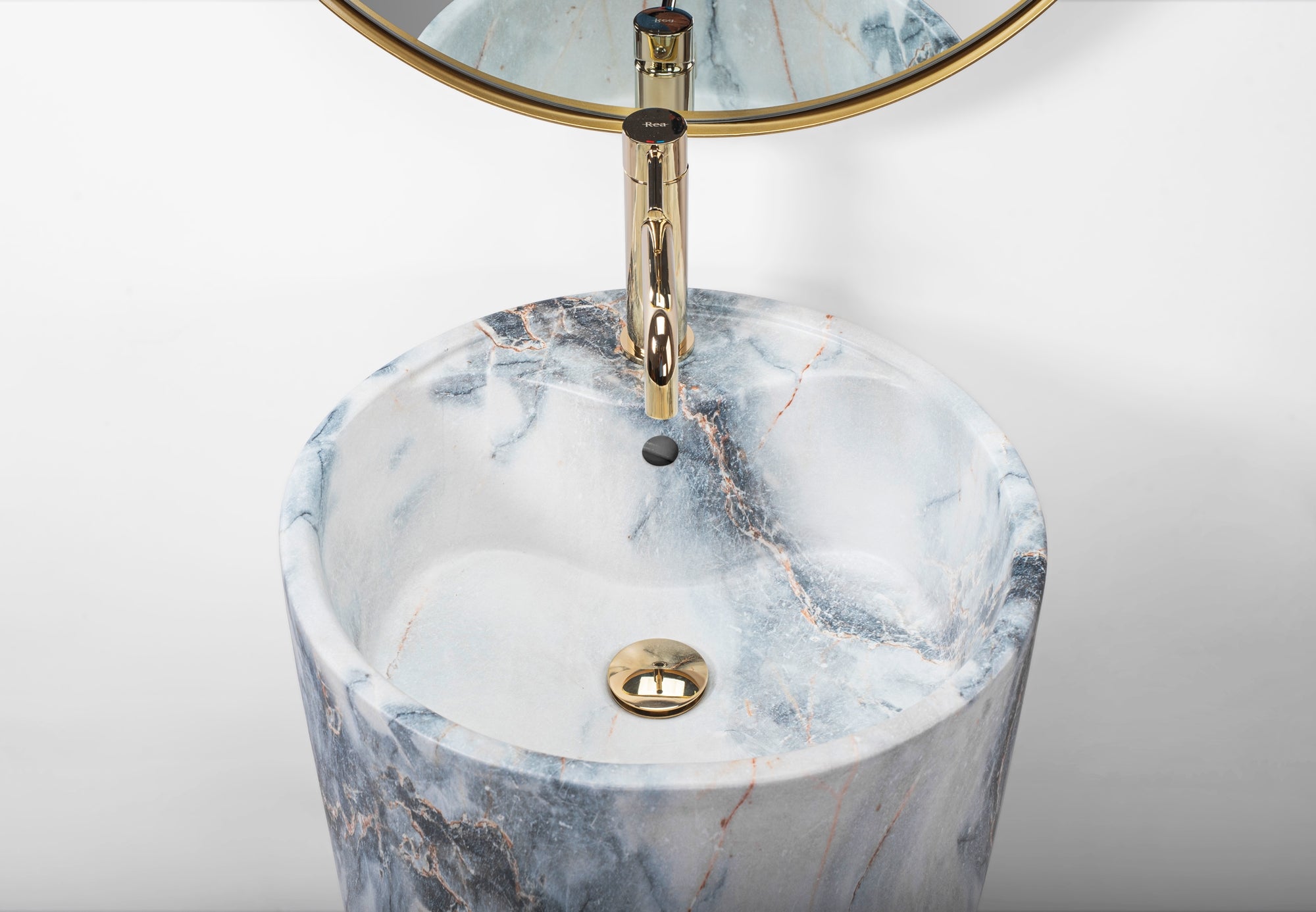 Volně stojící umyvadlo Rea Anya Granit matt  5