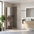 Sprchová zástěna Rea Flexi Brown / Chrome 140  3