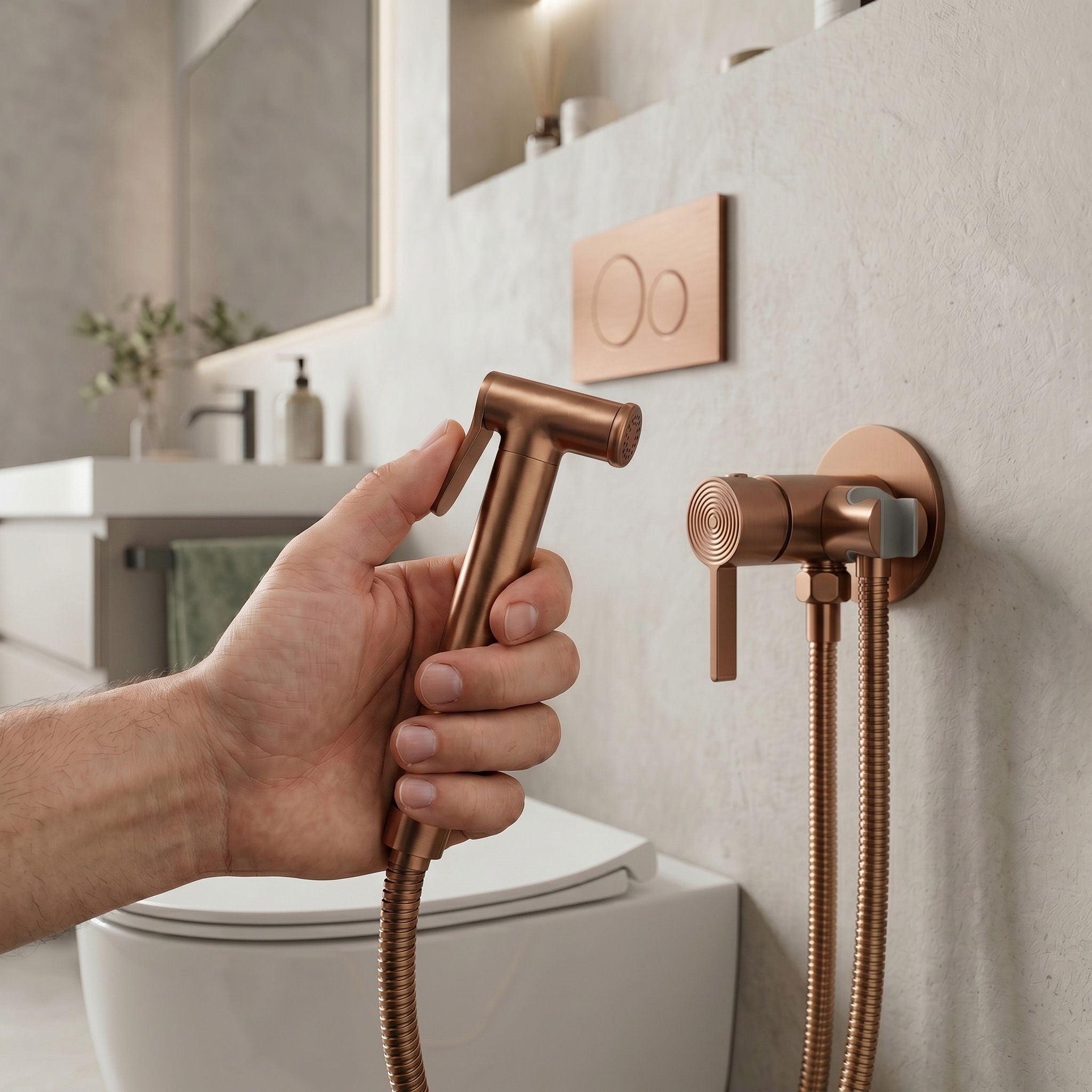 Bidetová baterie Rea Foster Brush Copper  3