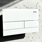 Podomítkový WC systém K011A-Q + tlačítka T White Glass  8