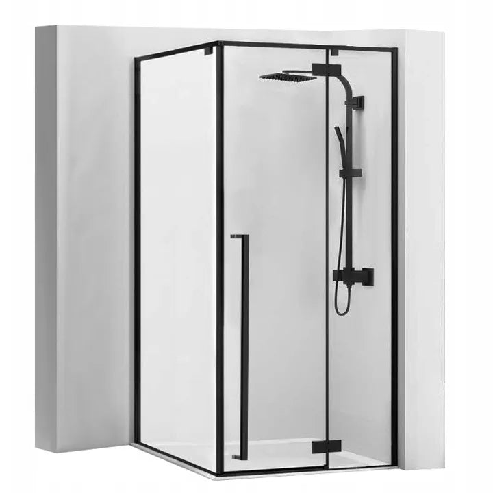 Sprchový kout REA FARGO 90x90 - matný černý Bez sprchové vaničky 1