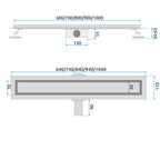 Odtokový žlab REA Neox pro Gold 60  8