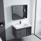 Sada koupelnového nábytku s umyvadlem Paris 60cm Grey  2