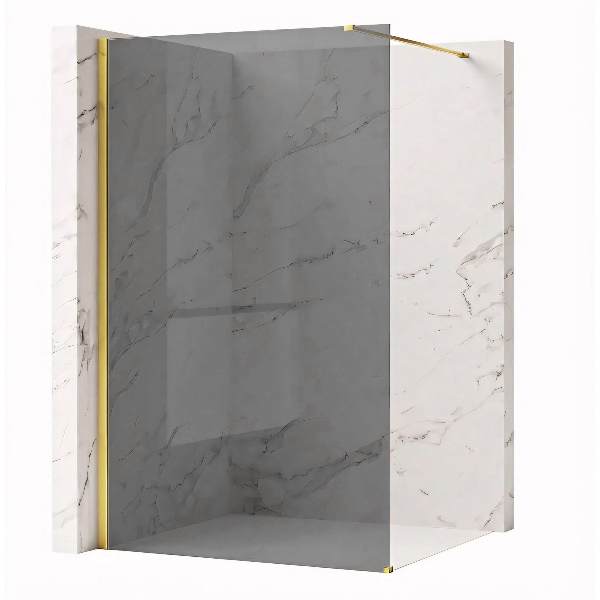 Sprchová zástěna Rea Flexi Grey / Gold 120  2