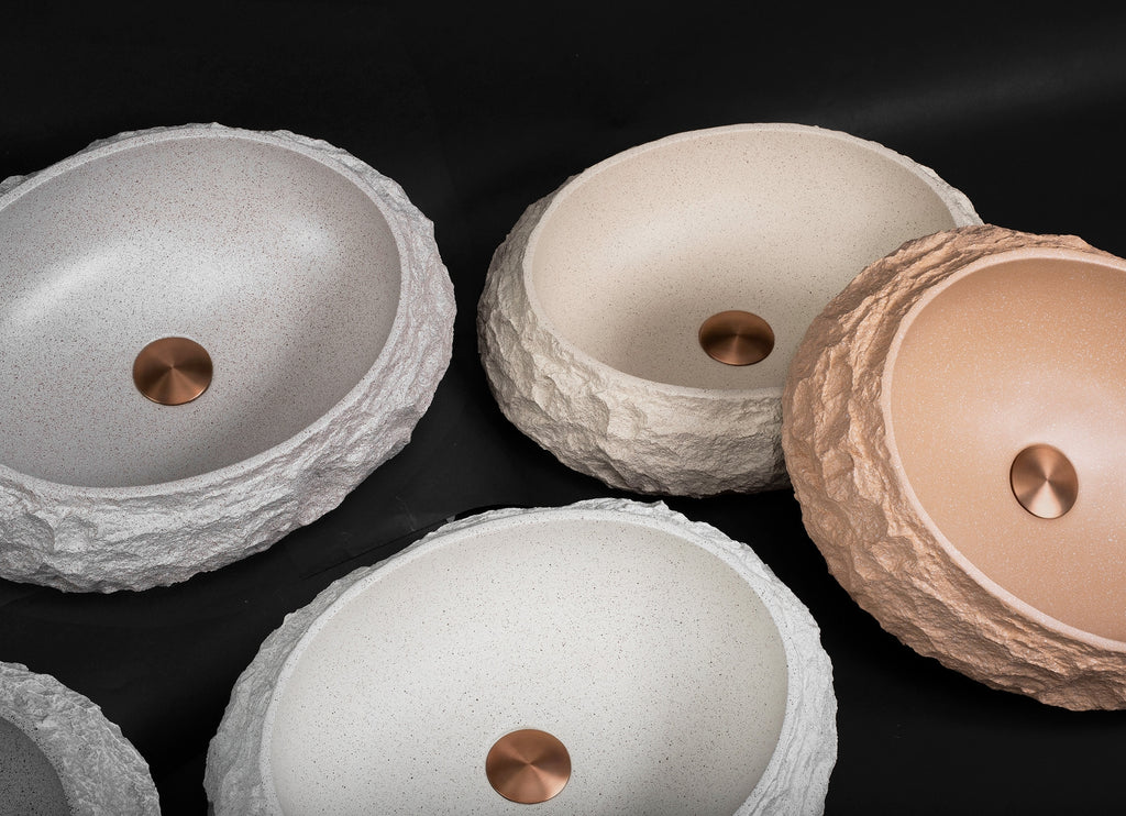 Umyvadlo na desku Mika Beige  7