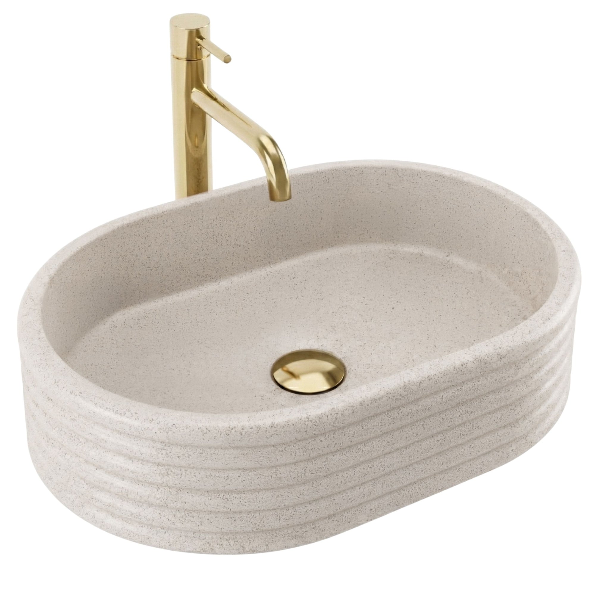 Umyvadlo na desku Nicoletta Beige  9