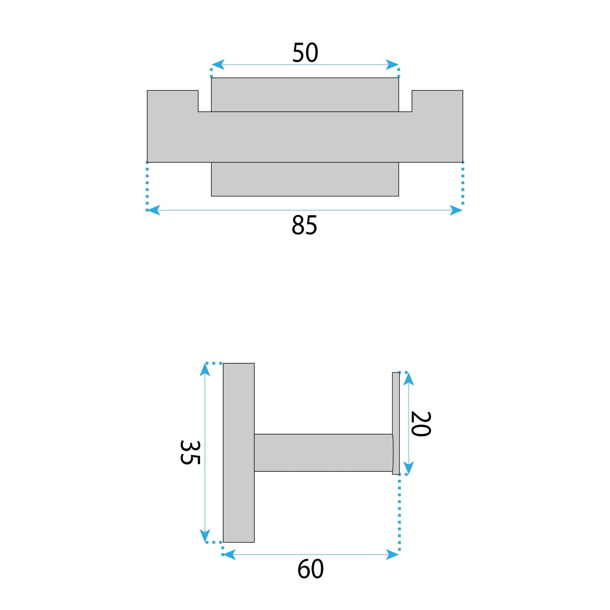 Koupelnový věšák OSTE 205 Gold  5