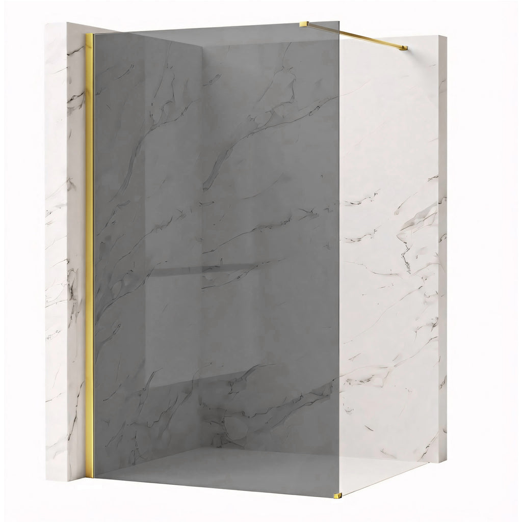 Sprchová zástěna Rea Flexi Grey / Gold 90  1