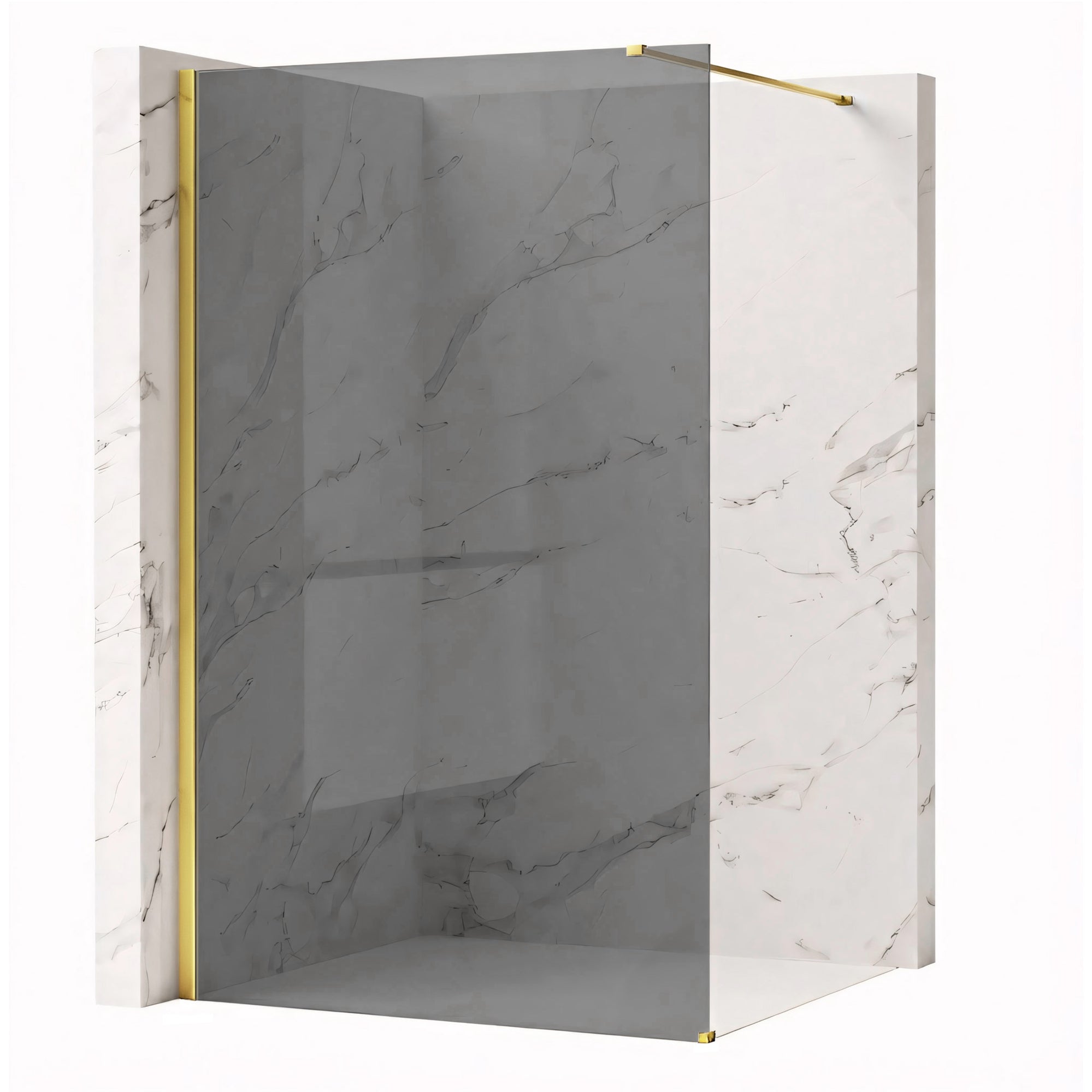 Sprchová zástěna Rea Flexi Grey / Gold 90  1