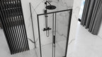 Rohový sprchový kout REA RAPID SLIDE Dveře: 100 x Sprchová zástěna: 100 2