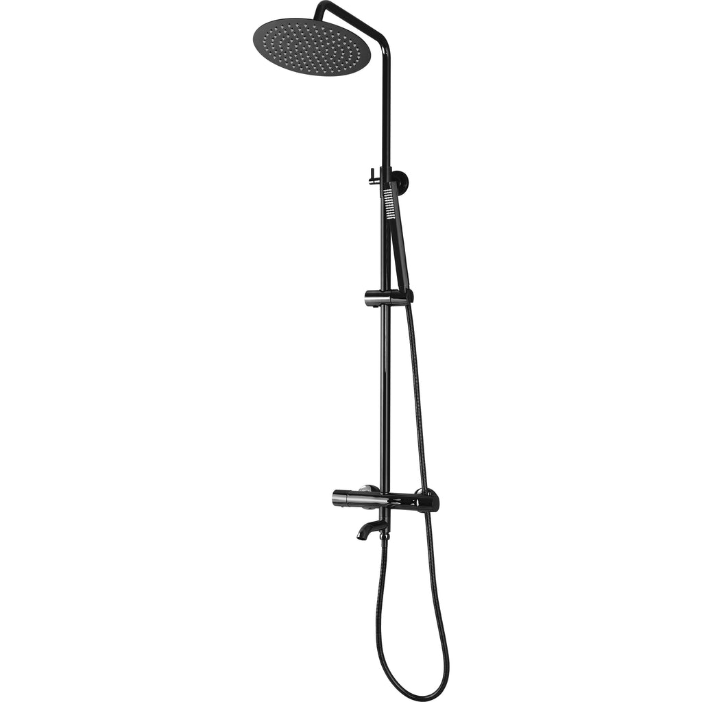 Sprchová sada s termostatem REA LUNGO Black Metallic  6