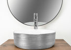 Umyvadlo na desku Rea Sami Brush Silver  3