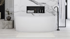 bathroom shelf 30x60 black matt  7