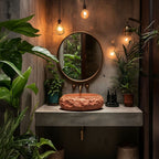 Umyvadlo na desku Mika Terracotta  6