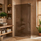 Sprchová zástěna Rea Flexi Brown / Chrome 130  8
