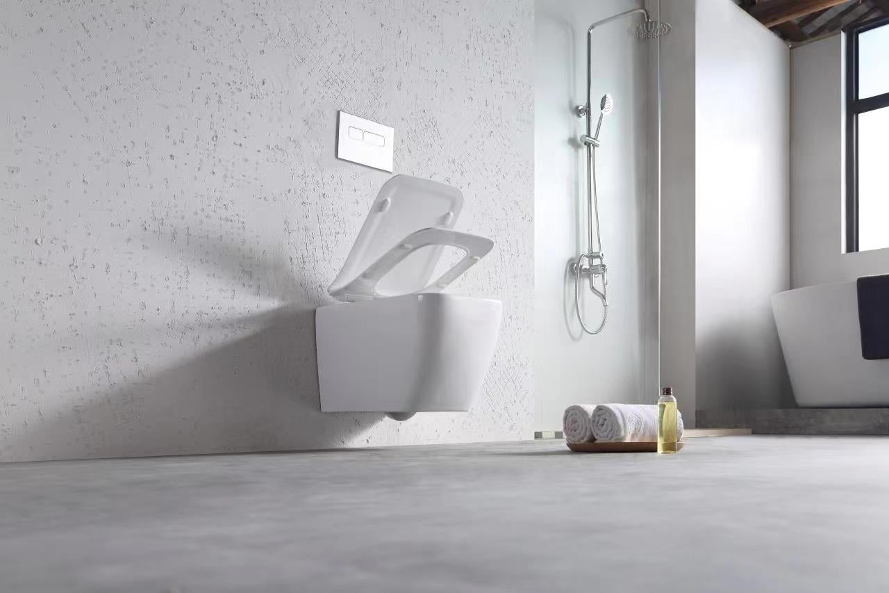 Závěsná WC mísa REA MARTIN SLIM RIMLESS DUROPLAST  10