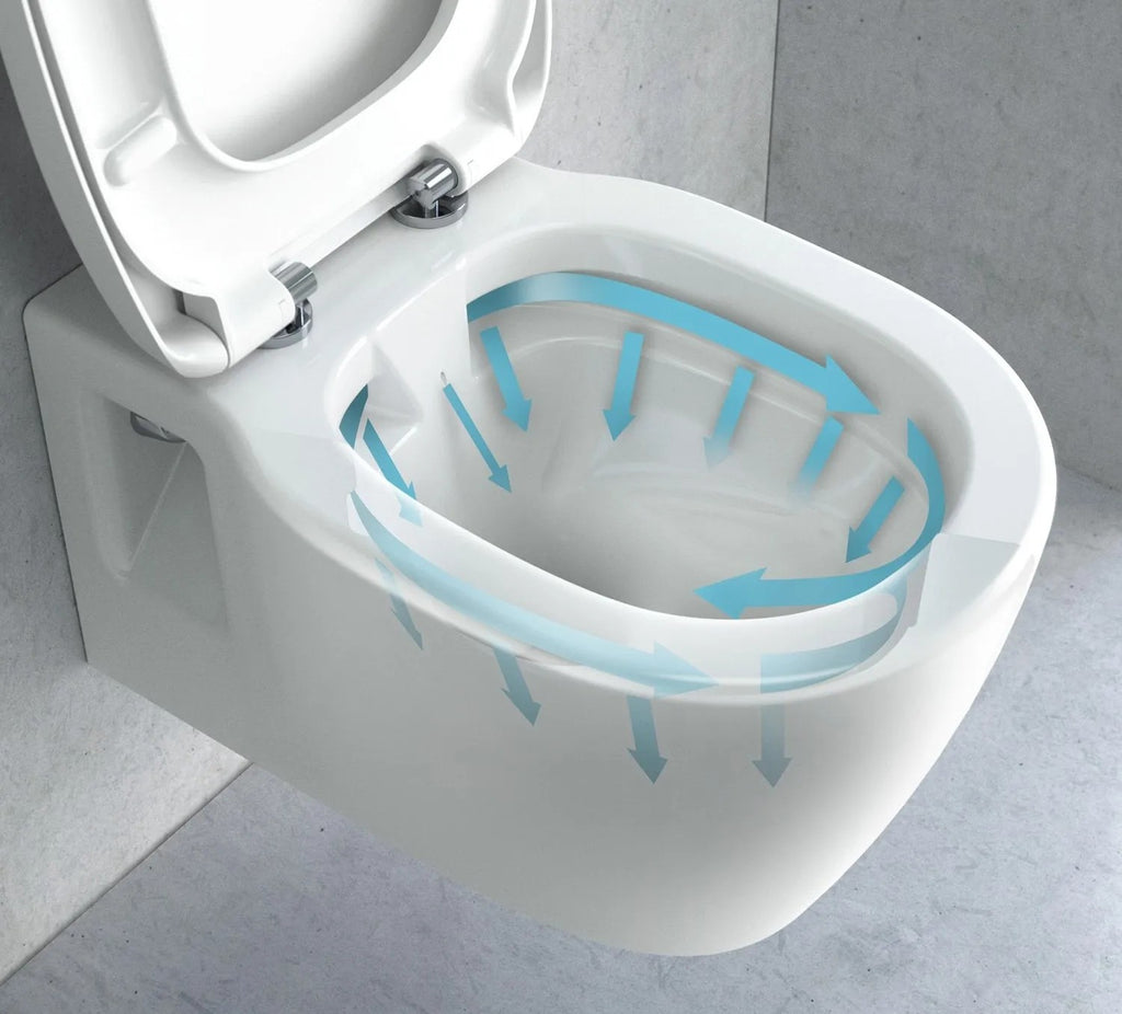 Set WC závěsné mísy + bidetu CARTER bílý  8