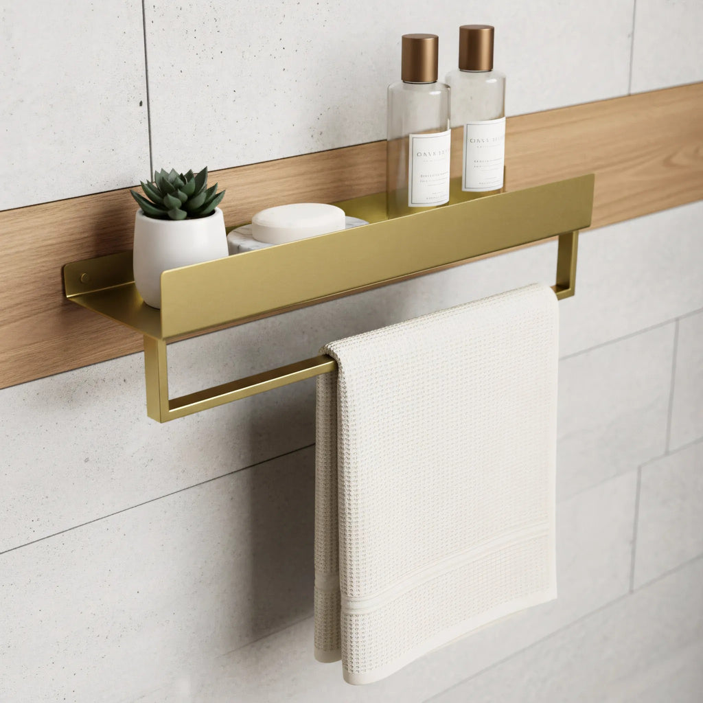 Police do koupelny SF01 60cm gold brush  8