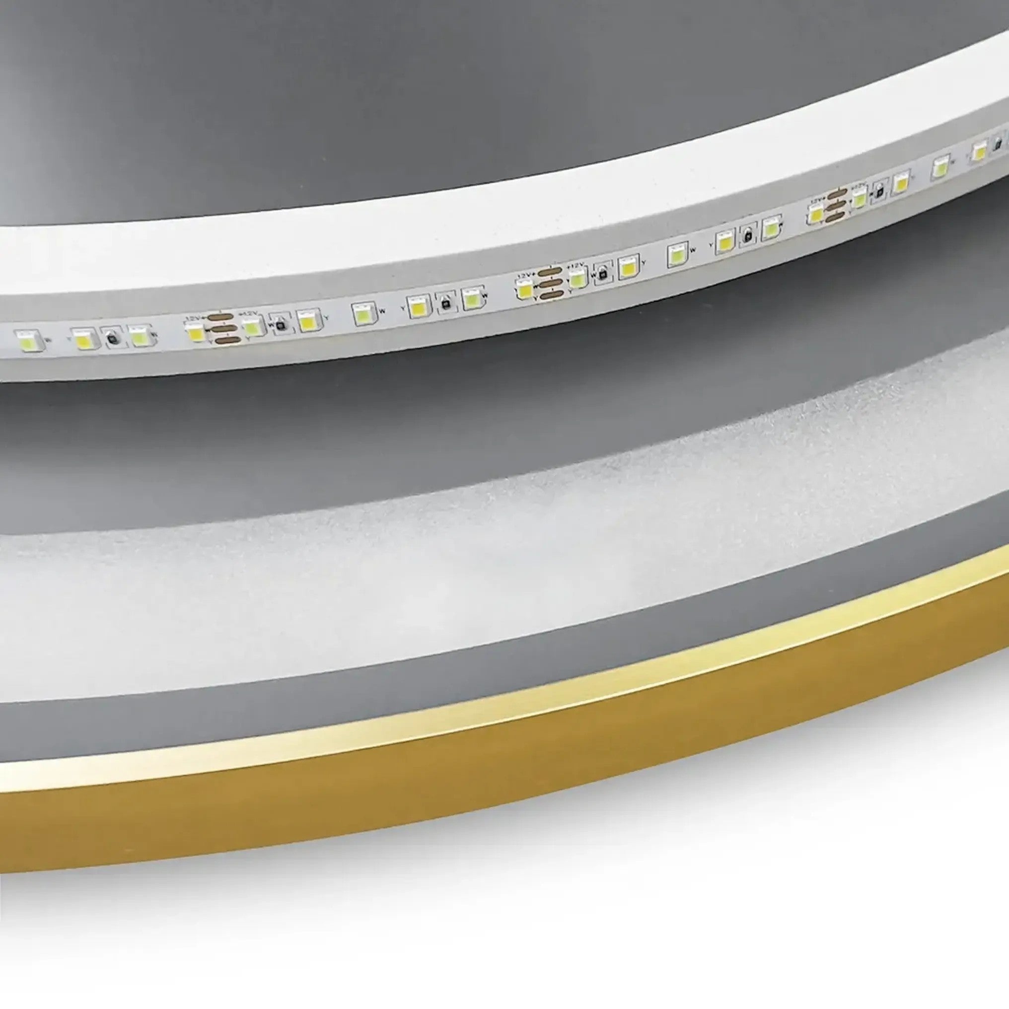 Zrcadlo LED 50cm MMJ BRUSH GOLD  8