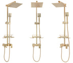 Sprchový set REA JACK BRUSHED GOLD  11