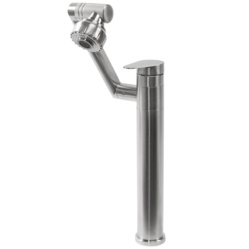 Koupelnová baterie REA PACO Nickel Brush INOX High  6