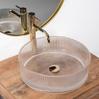 Umyvadlo na desku Rea Ingrid Transparent  6