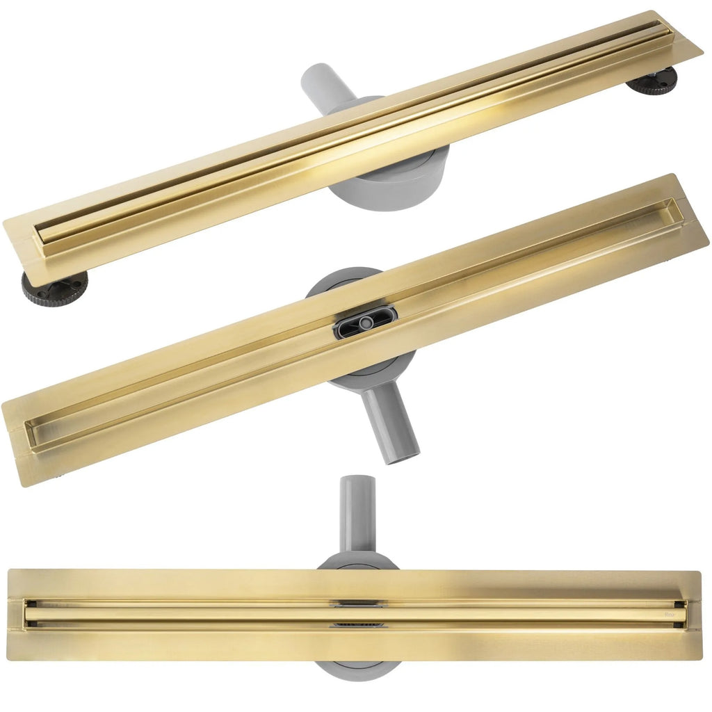 Odtokový žlab REA Neox Slim pro Brush Gold 70  1