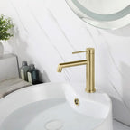 Umyvadlová baterie REA Foss GOLD BRUSH nízká  2