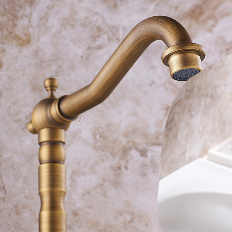 Kuchyňská Umyvadlová baterie Rea Rustico antique gold  4