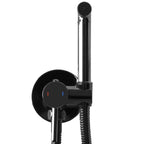 Podomítková bidetová baterie LUNGO LOOP - Black Metallic  5
