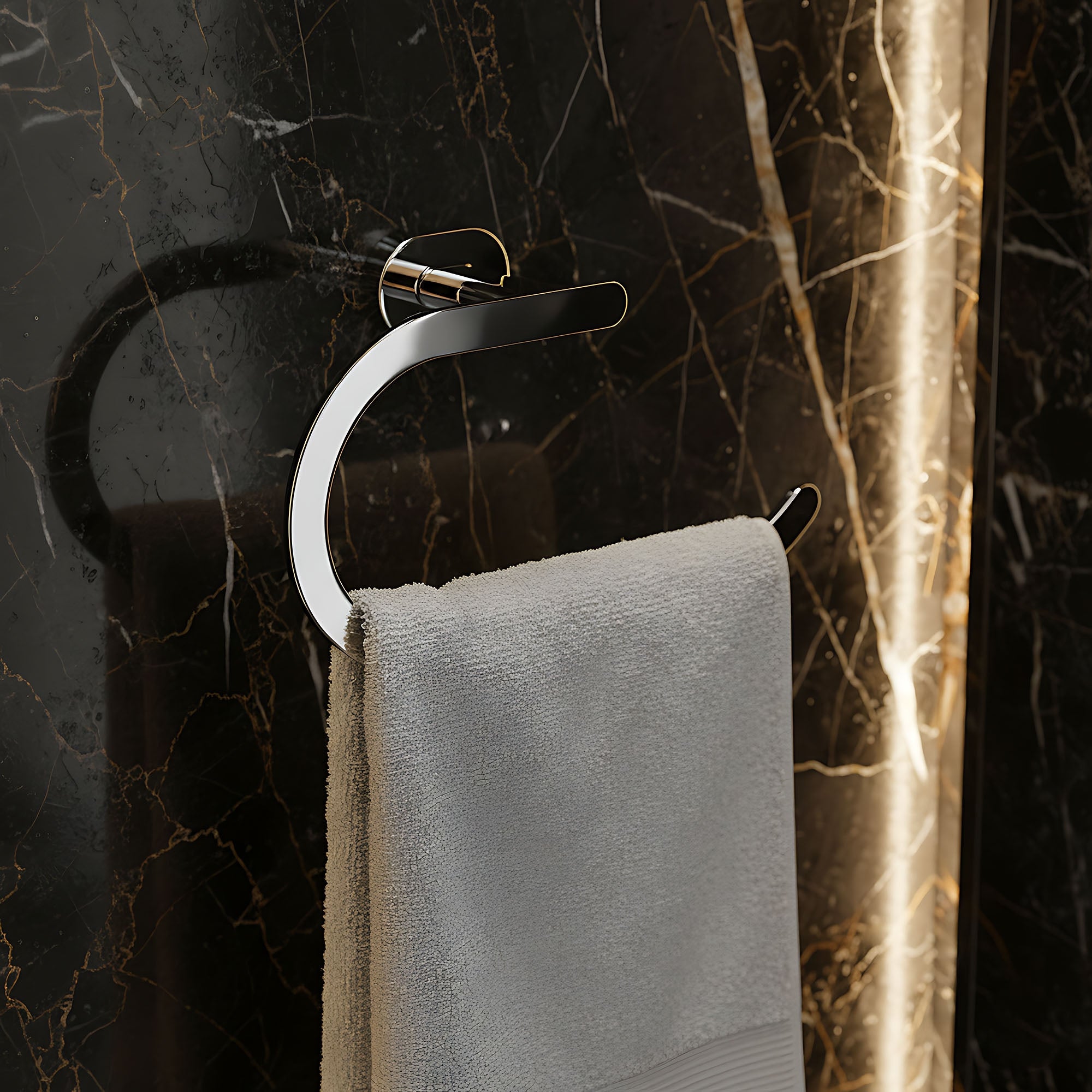 Koupelnový věšák Ring 110 Til Chrome  4