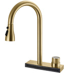 Kuchyňská baterie REA CONOR BRUSH GOLD  3