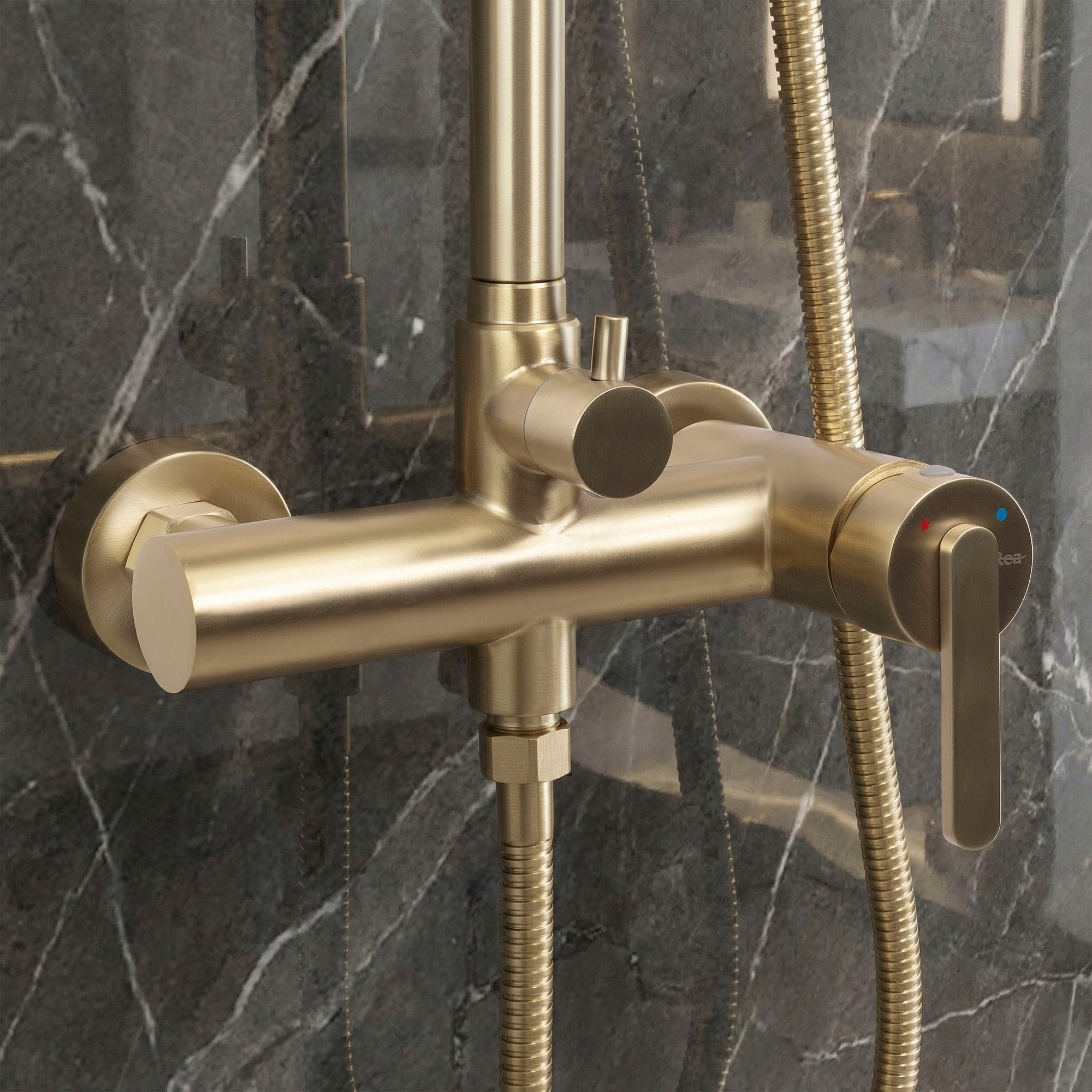 Sprchový set Rea Ontario Brush Gold  3