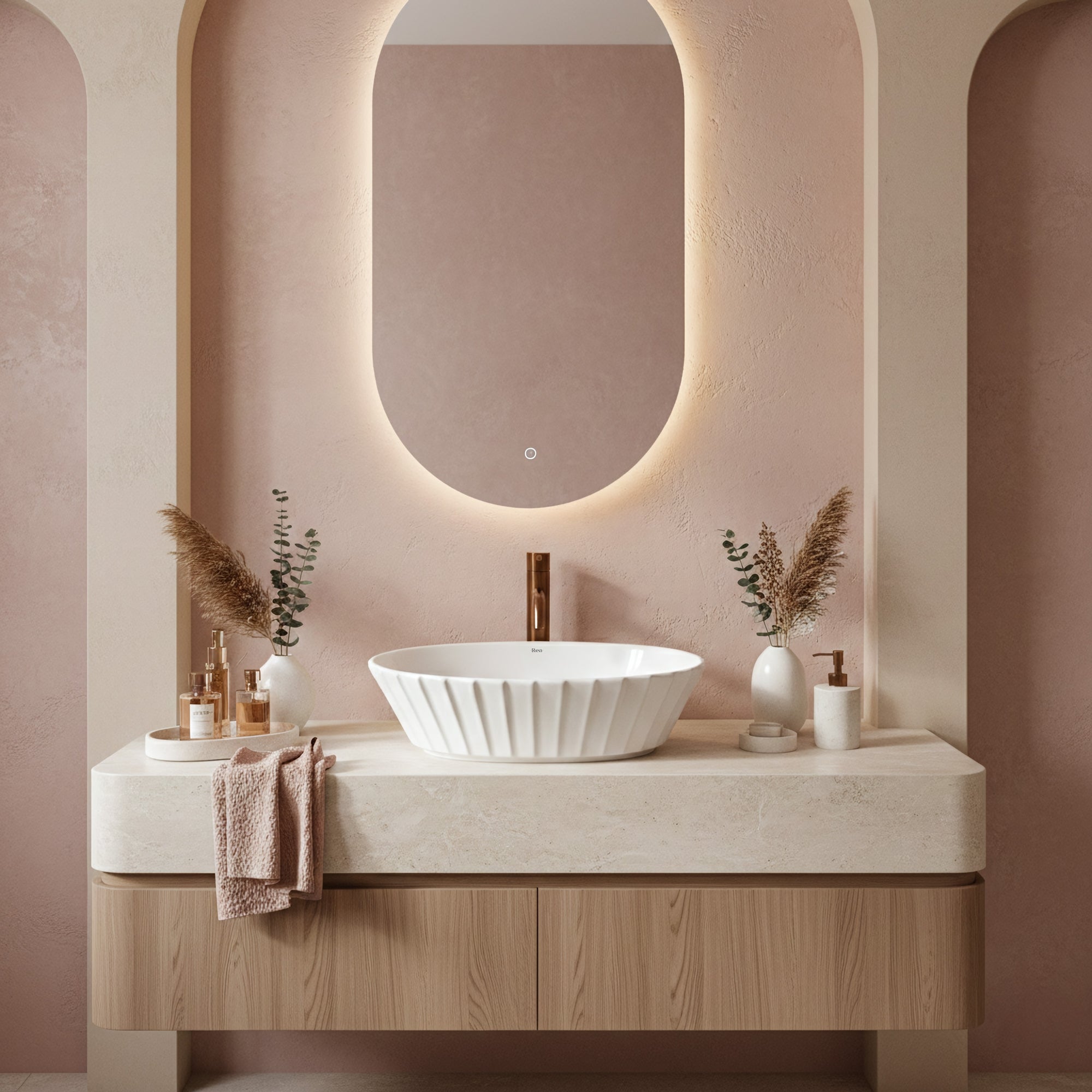 Umyvadlo na desku REA Samanta  3