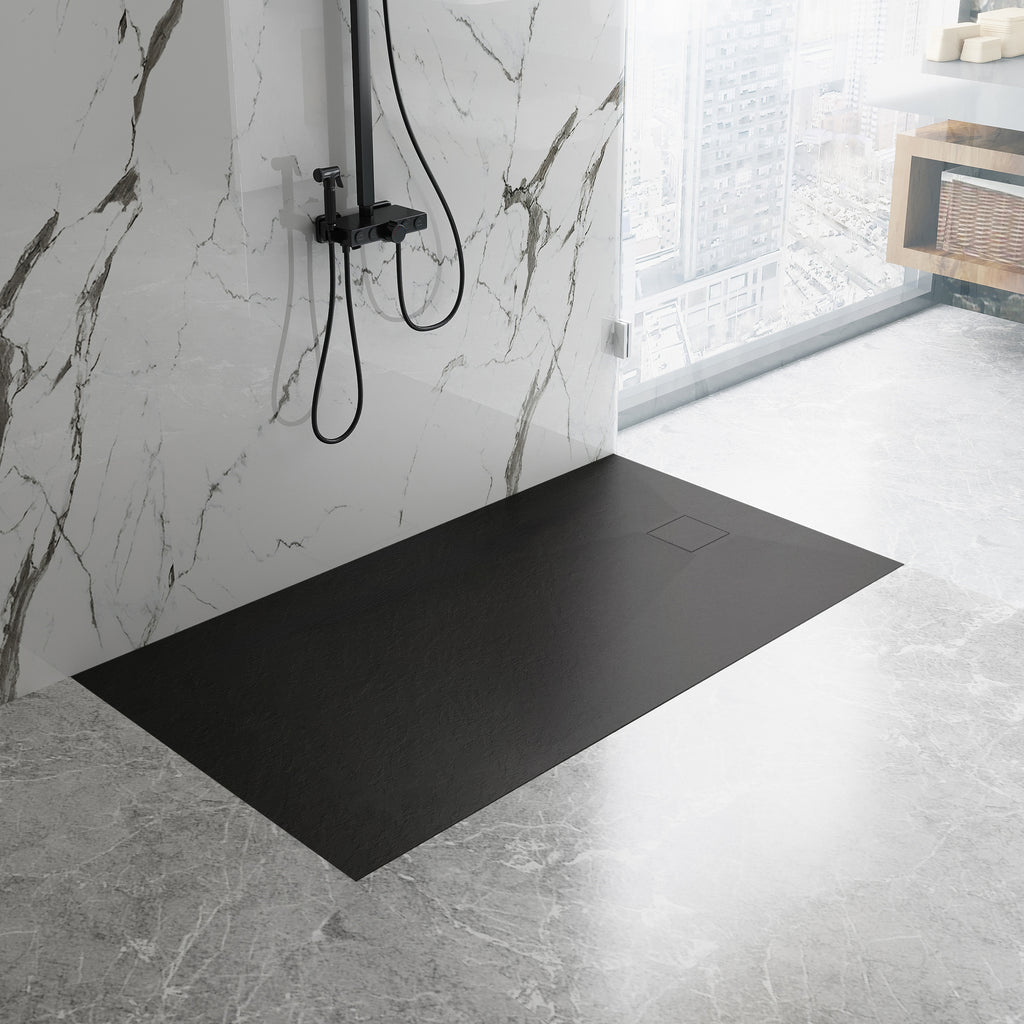 Sprchová vanička Magnum Black 120x80  5