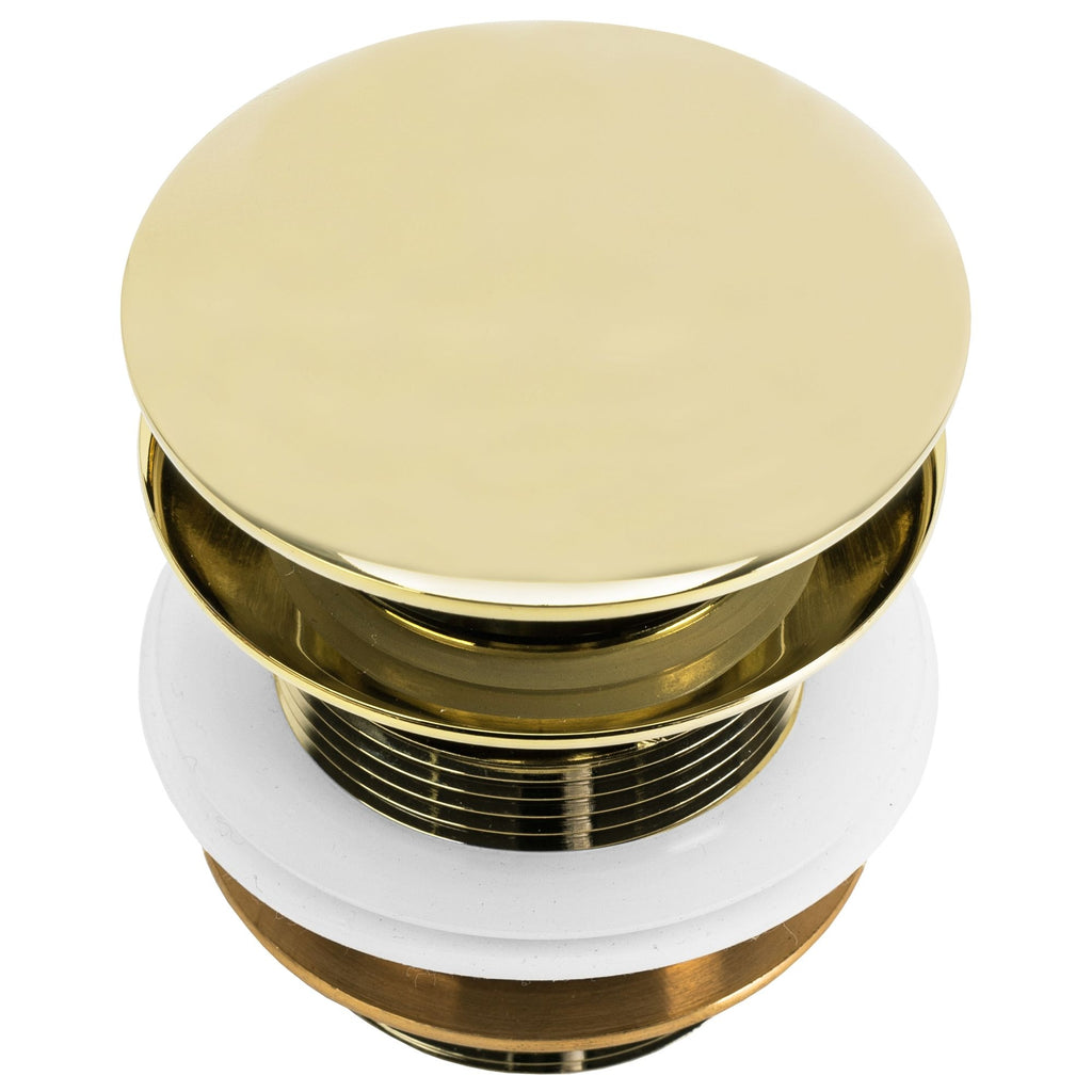 Univerzální vanová výpusť REA Click-clack - Gold  3