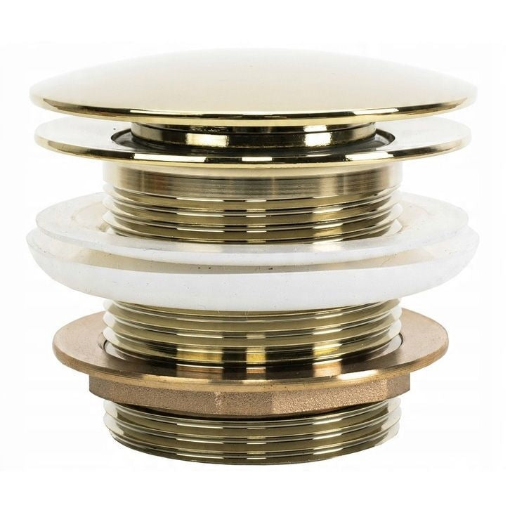 Univerzální vanová výpusť REA Click-clack - Gold  5