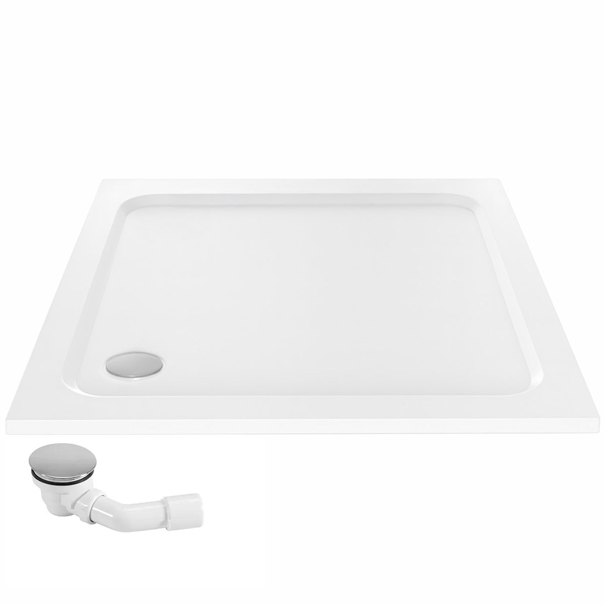 Sprchová akrylová vanička Rea Belmond White 90x90  3