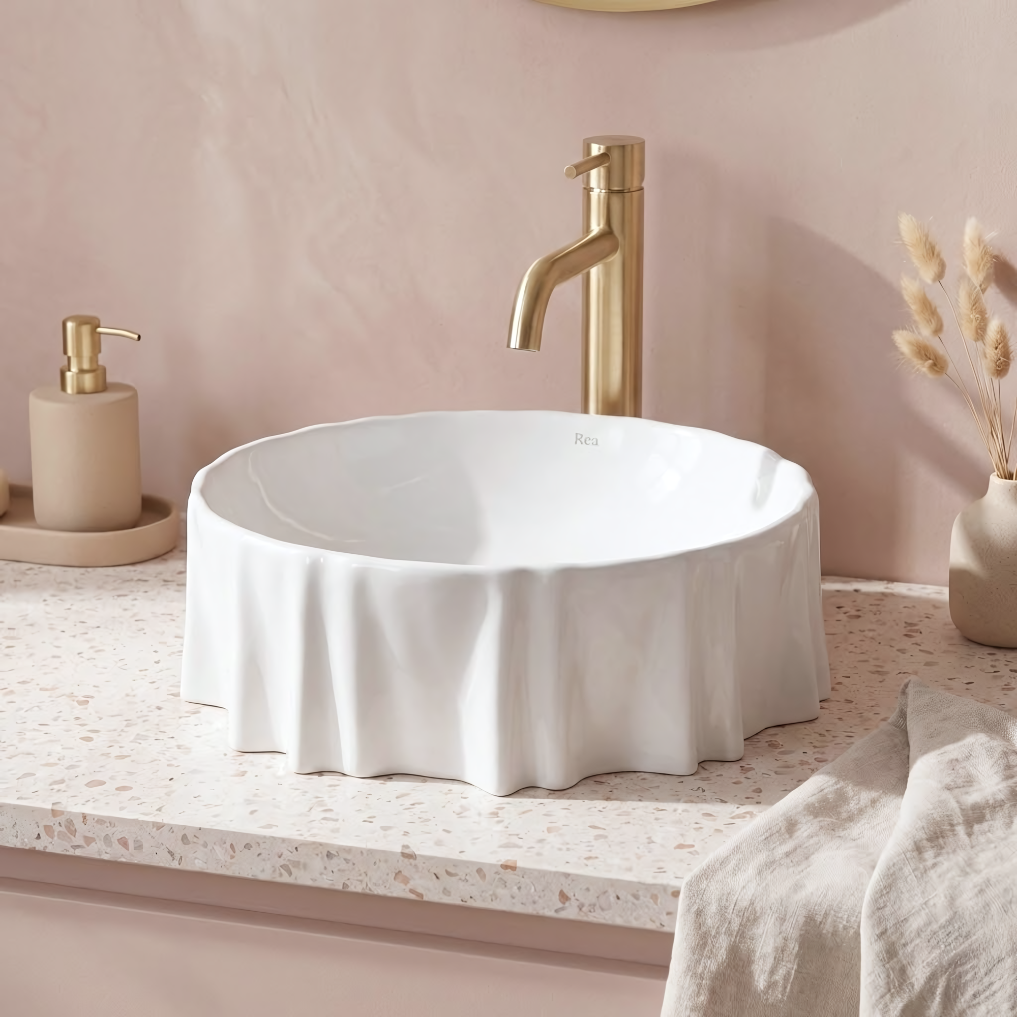 Umyvadlo na desku REA Anastazja  4