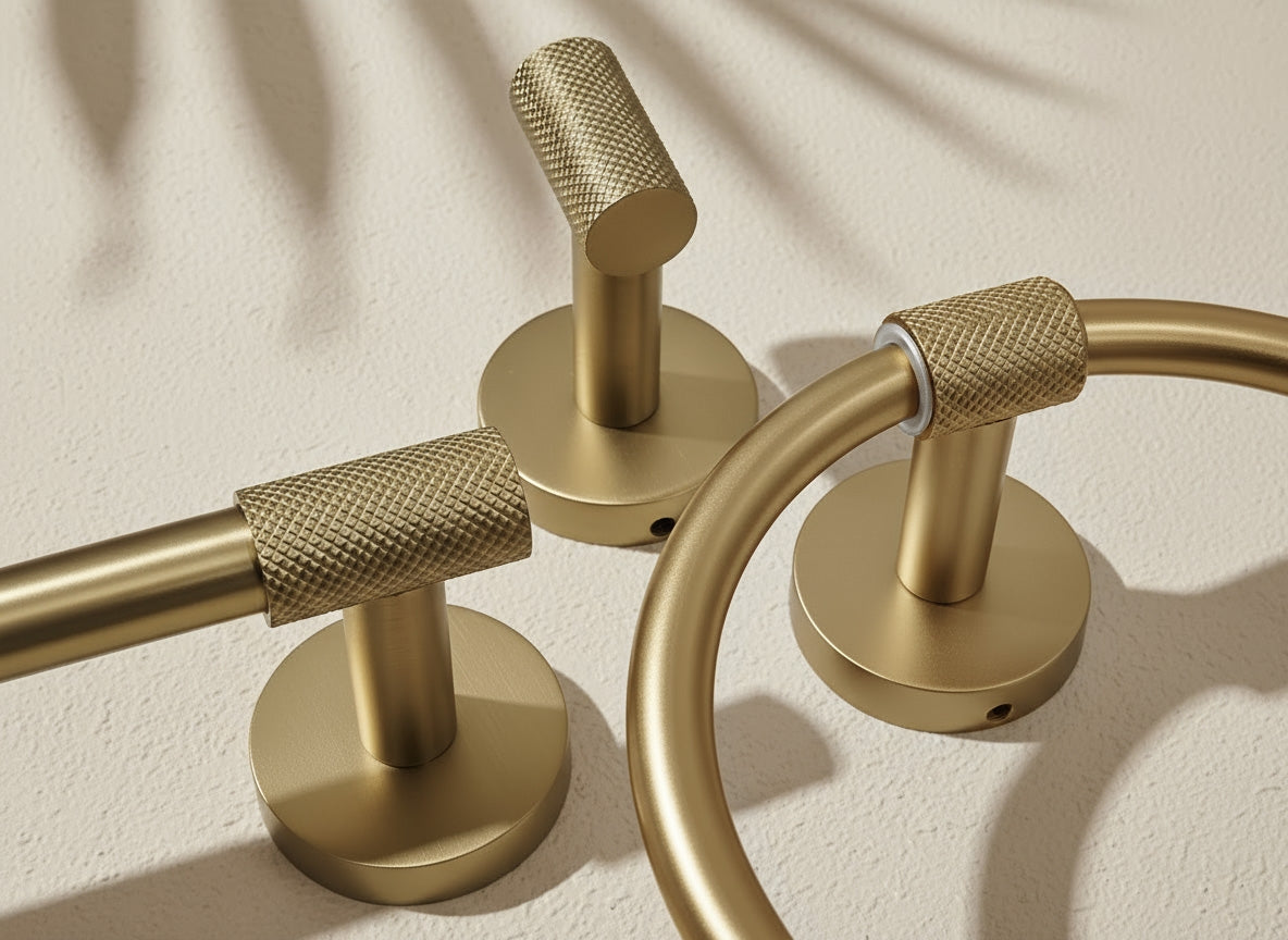 Koupelnový věšák 5701 Galo Brush Gold  4