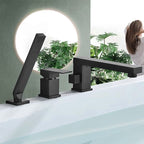Třídílná vanová baterie REA GLEN - matná černá  2