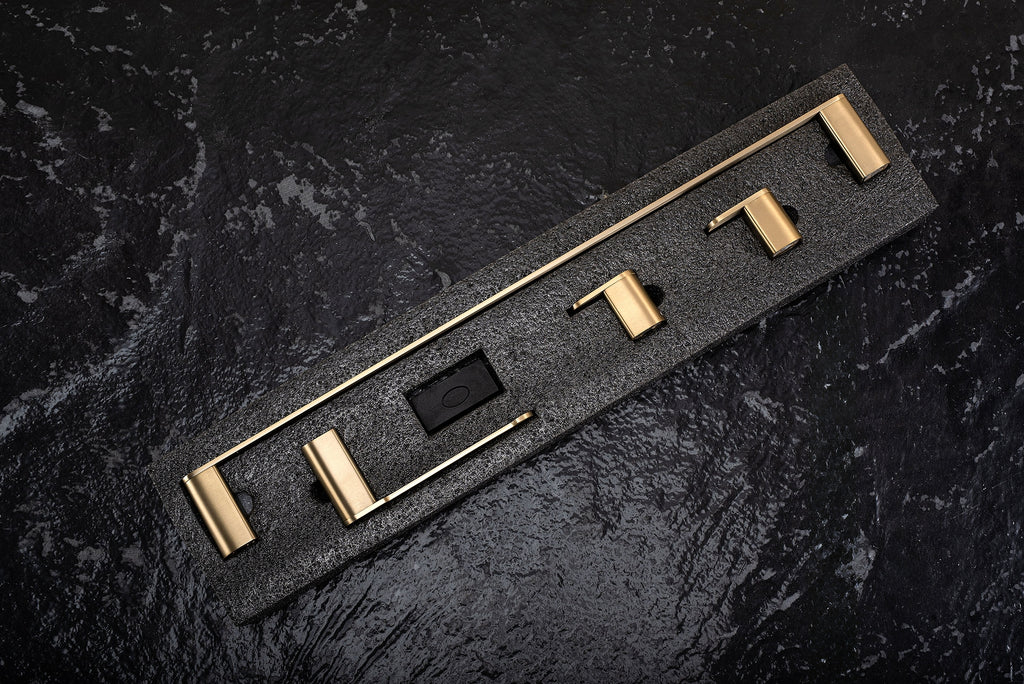 Sada koupelnových doplňků Mati Gold 4 díly  6