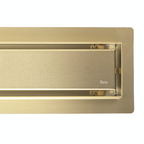 Odtokový žlab Rea Neox brush gold 60  7