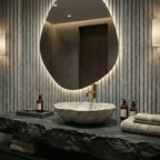 Umyvadlo na desku REA Pearl Ruststone  6